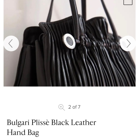 BVLGARI vintage bag (authentic) use 2x only. It’s in excellent condition. - Picture 3 of 11